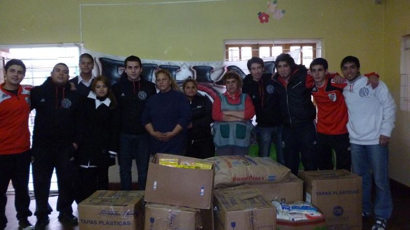 Filial de River realizó donación