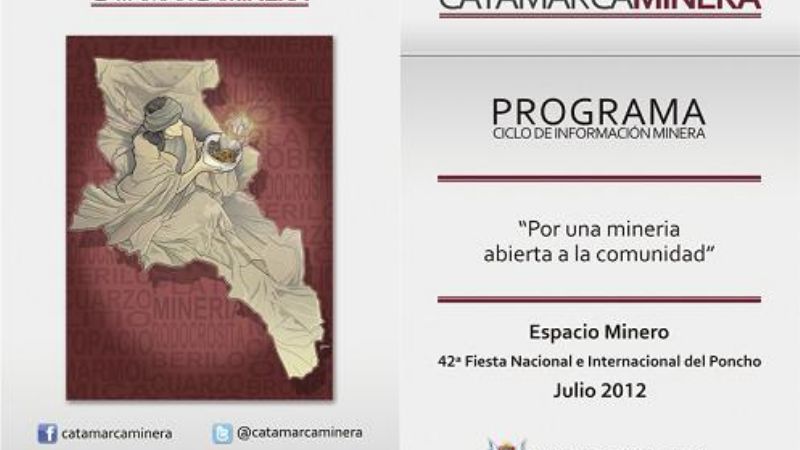 “Catamarca Minera” se muestra en el Poncho