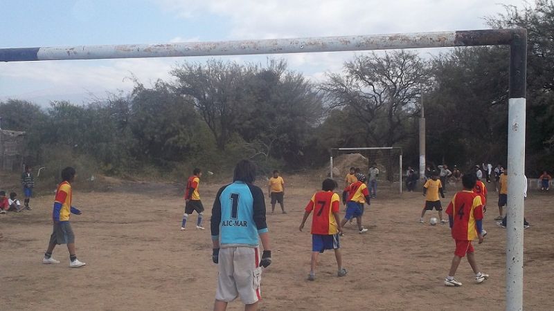 El MOP con los chicos del barrio Santa Marta y Villa Eumelia