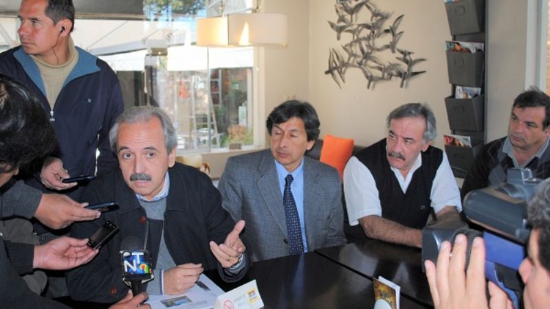 Molina exhibió obras concluidas de la 1ª etapa de la emergencia