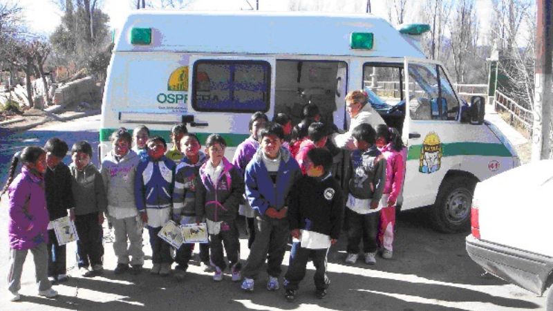 Visita a escuelas rurales 