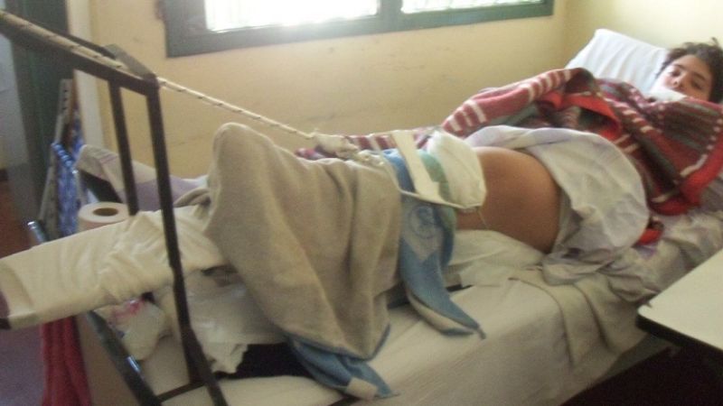 Karin Toloza es el joven que Jalile dejó a la deriva