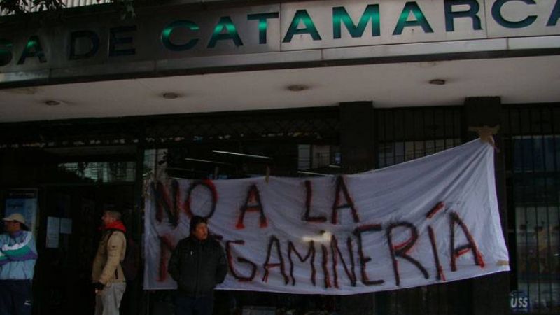 Toman seis Casas de Provincia para protestar contra la megaminería