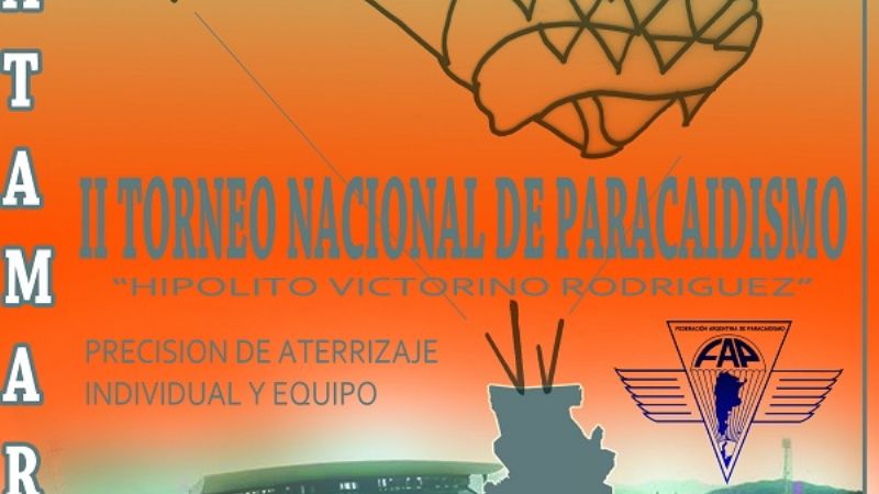 El II° Torneo Nacional de  Paracaidismo en el estadio