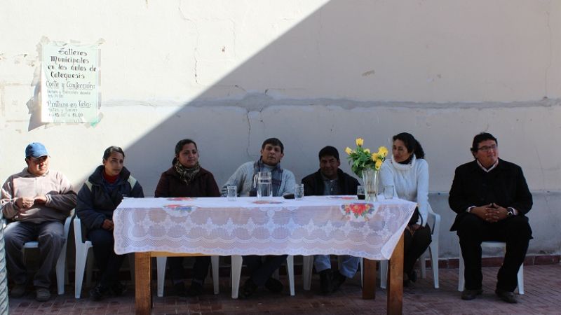 Aporte municipal a la Comisión Pastoral de Lampacito
