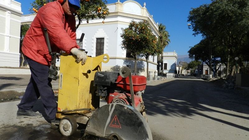 Obra de mejoramiento para desagües pluviales  