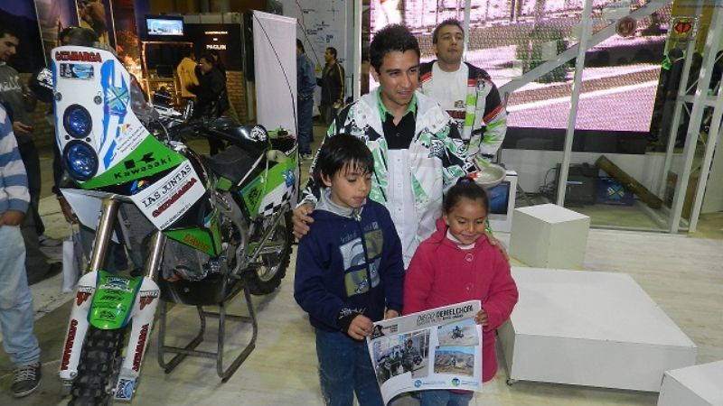 Diego Demelchori en el Poncho