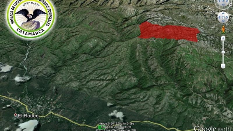 El incendio en Ambato es permanentemente monitoreado