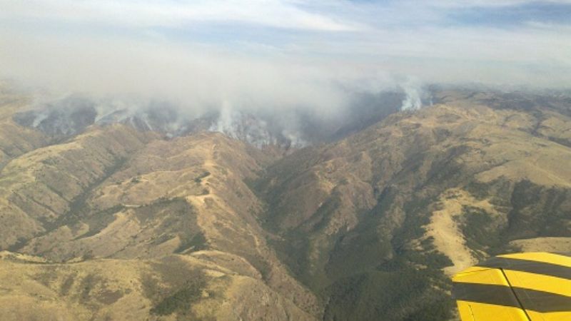 Se sumarán brigadistas al combate del incendio en Ambato