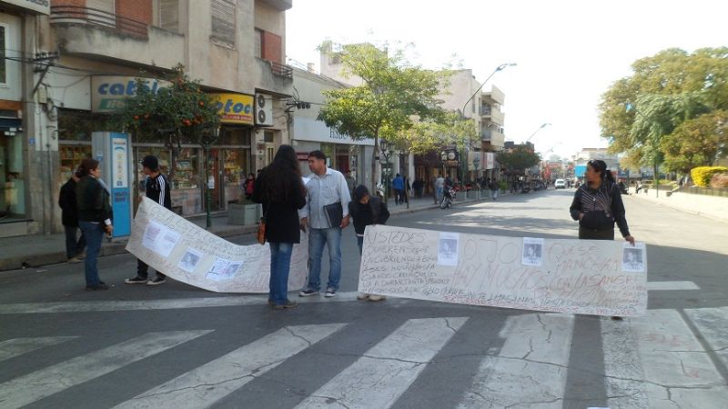 Pachao protestó y criticó a la Justicia