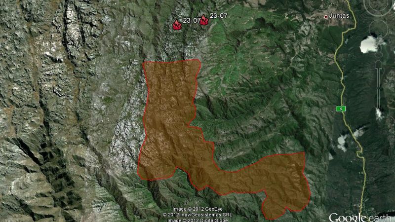 Más de 1.700 hectáreas quemadas en Ambato