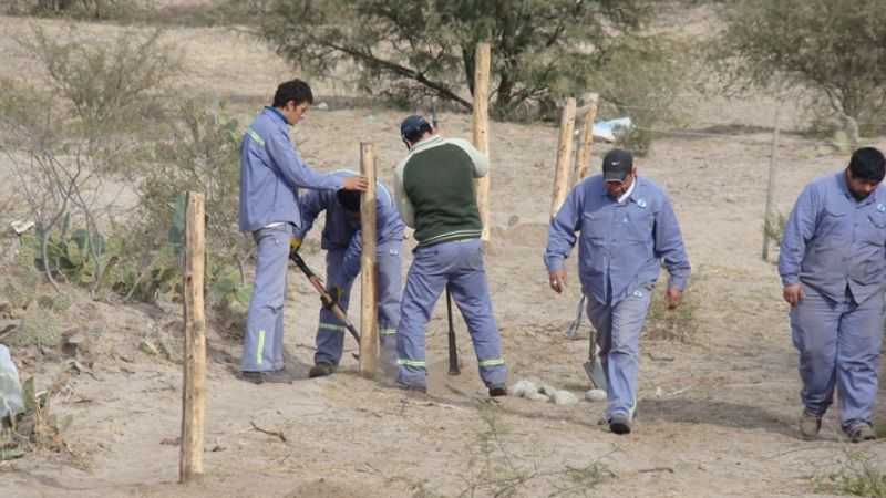 Se colocaron los alambrados dañados