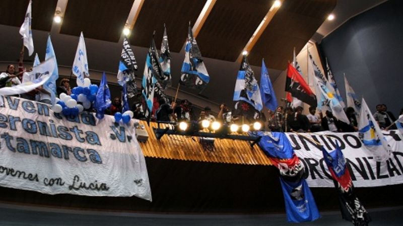 Con Lucía, el peronismo evocó a Evita a 60 años de su muerte