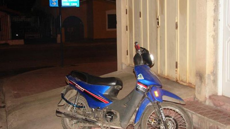 Lo detienen cuando intentaba robar una motocicleta