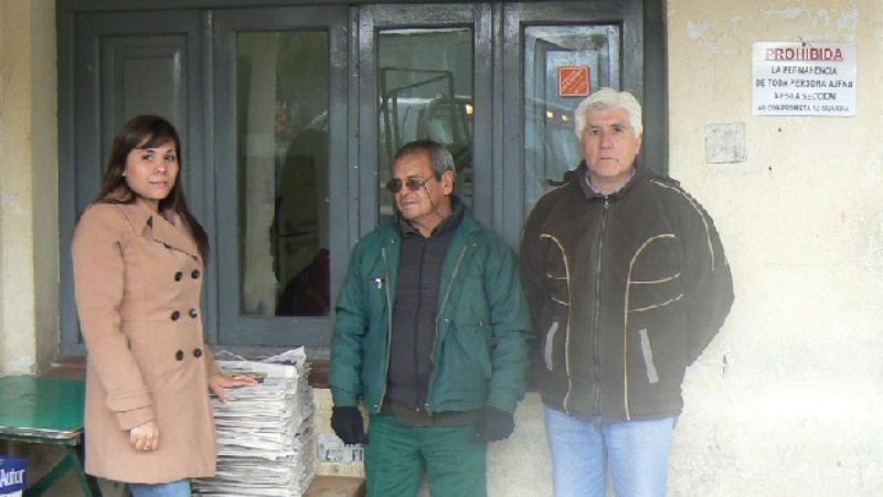 Donación de diarios 