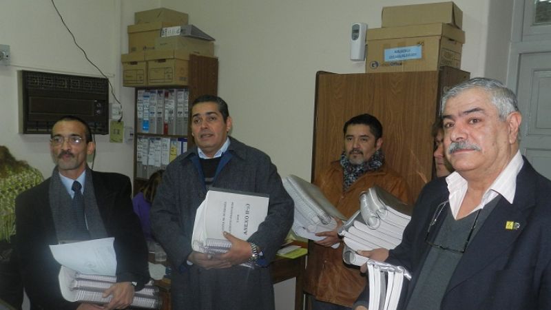 Diputados con el fiscal de Estado