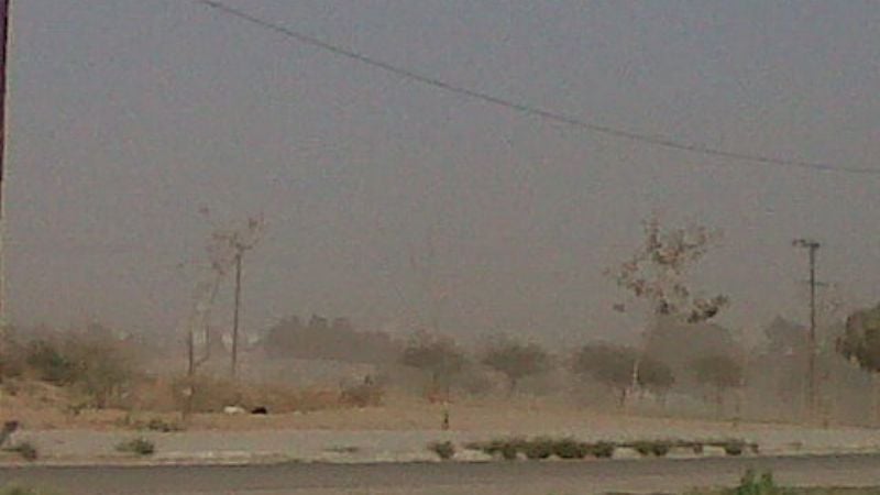 El viento y la tierra invadieron la ciudad