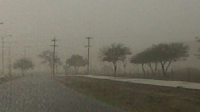 El viento y la tierra invadieron la ciudad