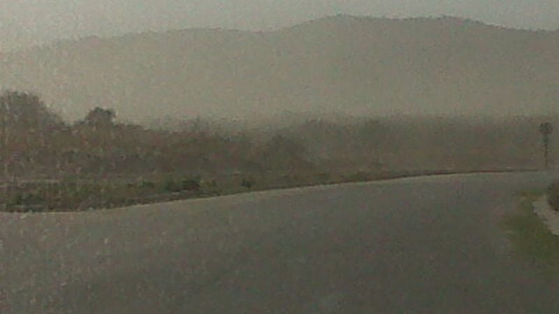 El viento y la tierra invadieron la ciudad