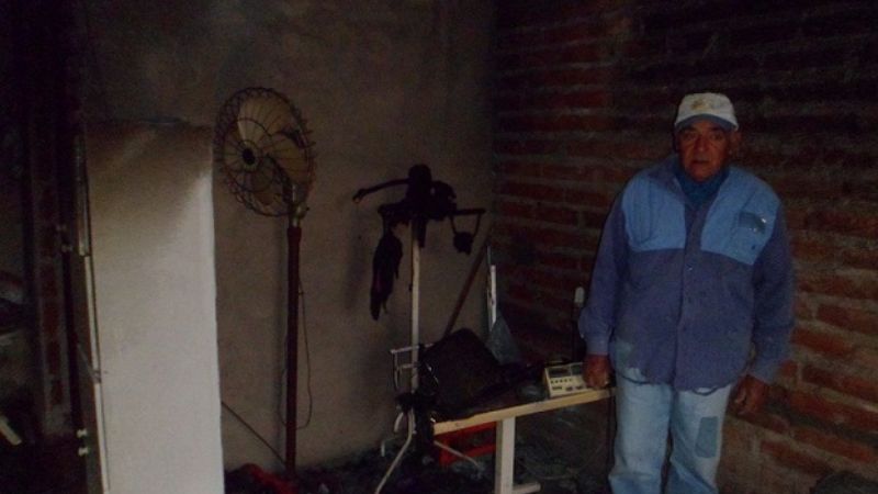 Incendio en una vivienda Terebintos y La Aguada