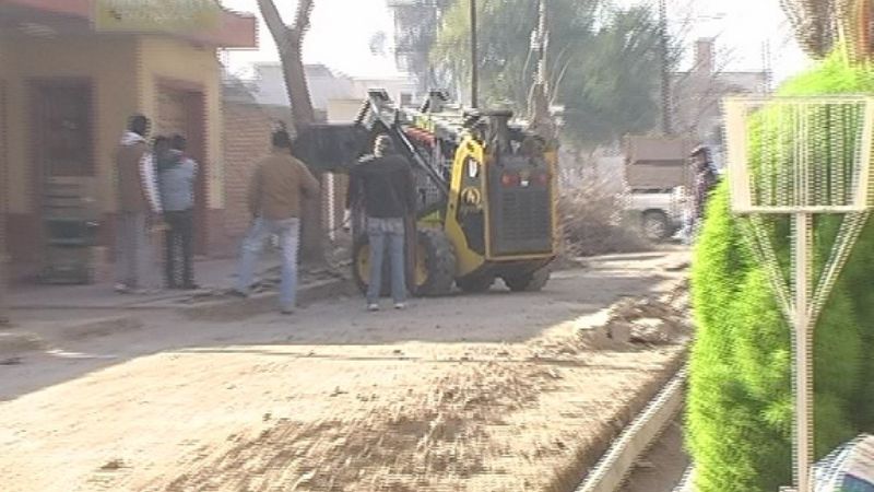 Obras de reforestación en Santa María  