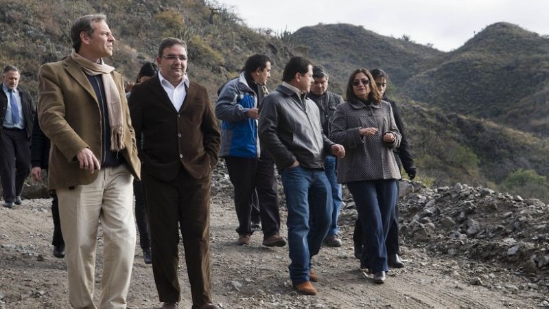 Visita oficial a la Quebrada de Moreira 