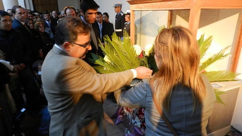 Jalil asistió a la inauguración de la primera etapa de la obra del Seminario  
