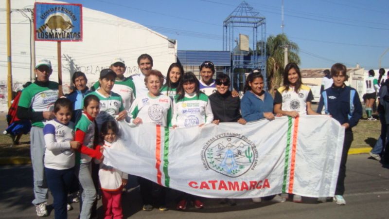 Atletas veteranos presentes en los festejos de la ciudad