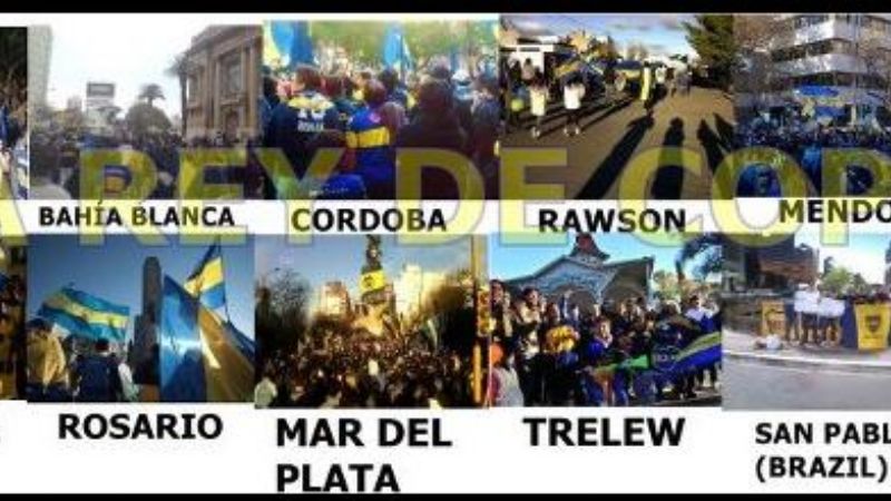 El \"Banderazo\" en apoyo a Riquelme se hizo sentir en distintas provincias del país