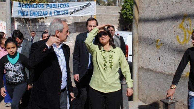 La Dra. Corpacci habilitó hoy importantes obras energéticas