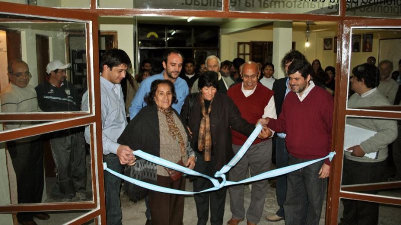 Movilización homenajeó a Aguirre e inauguró obras en el Partido