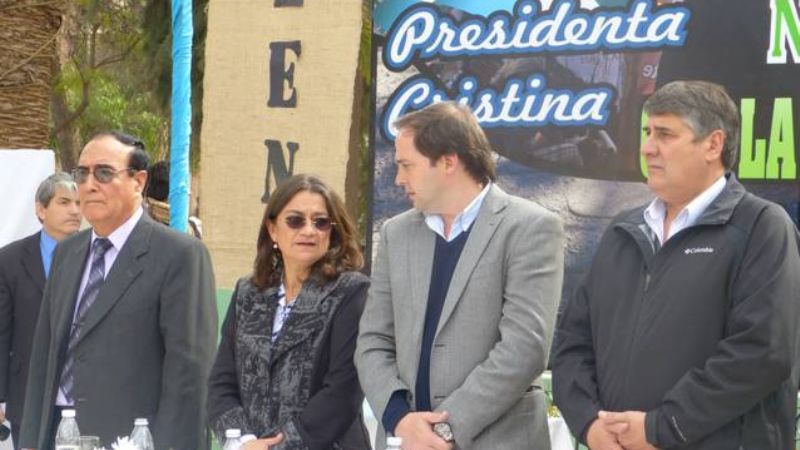 Tomassi acompañó a la gobernadora Lucia Corpacci en Belén