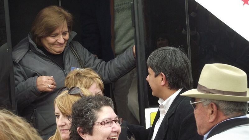 Llegaron peregrinos de Caleta Olivia para venerar a San Roque