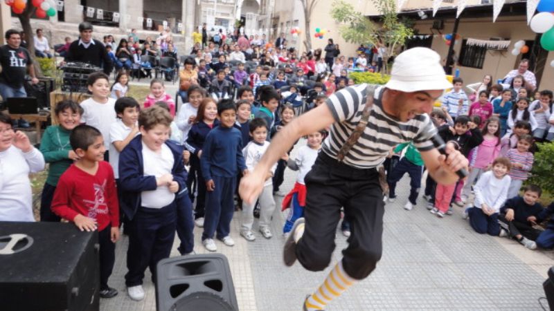 Los niños fueron los protagonistas del Jueves Cultural