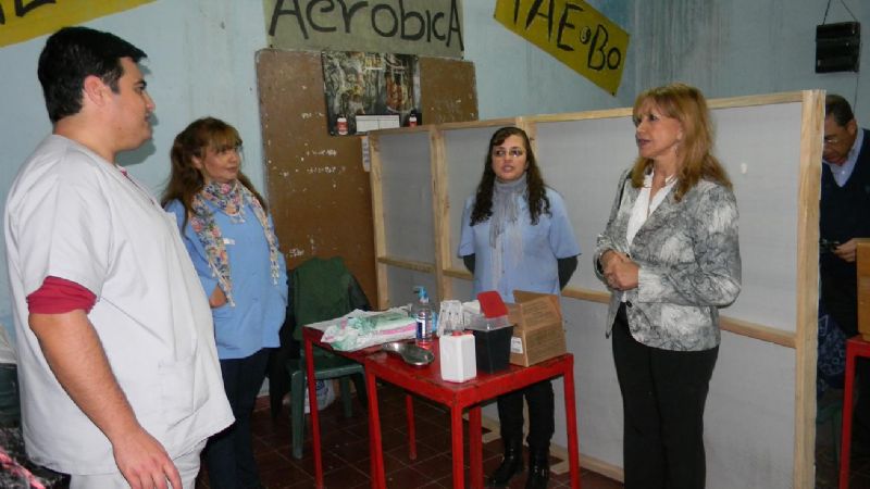 Más de 400 personas fueron asistidas en San Antonio