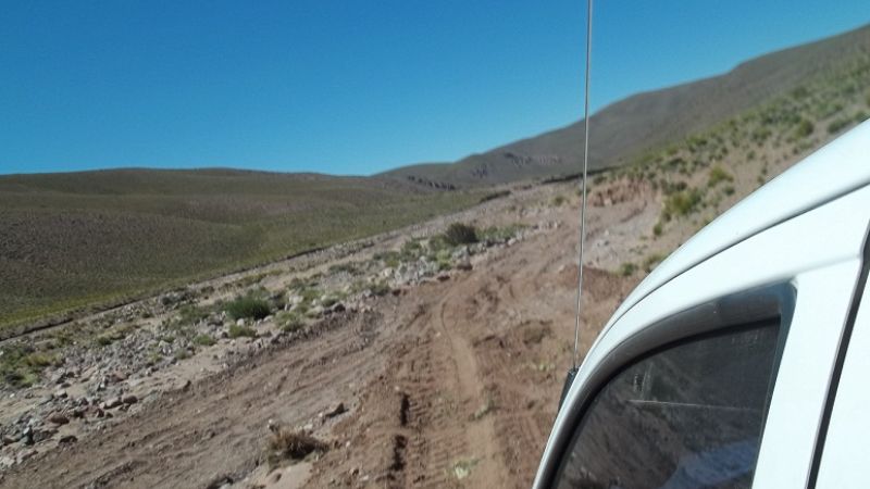 Huella Minera para acceso a minera de azufre y fluorita