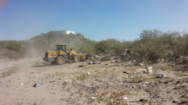 Intensas tareas de limpieza y erradicación de basurales 