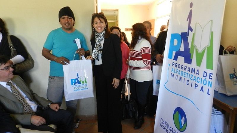 La comuna lanzó el Programa de Alfabetización Municipal (P.A.M)  