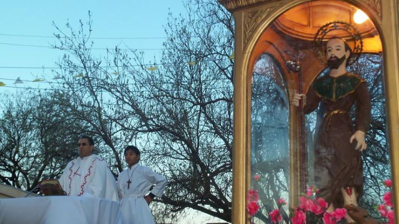 Los fieles celebraron a San Roque, Patrono de los Enfermos