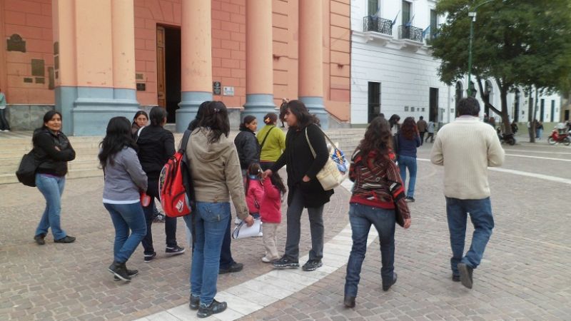 Mujeres de Belén piden trabajo digno