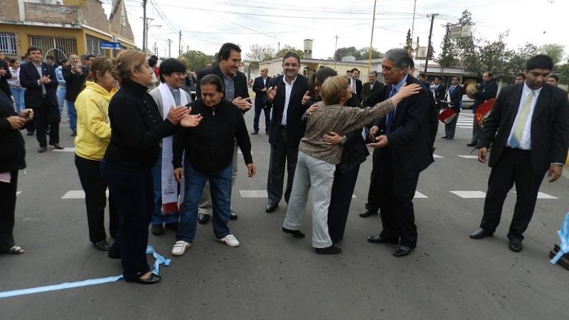 Se inauguró la sistematización del barrio Virgen del Valle 