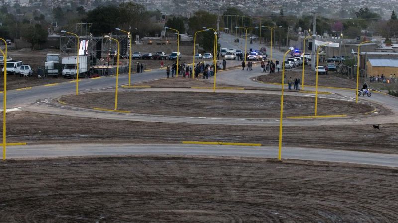 Inauguraron la sistematización de la Avenida Choya