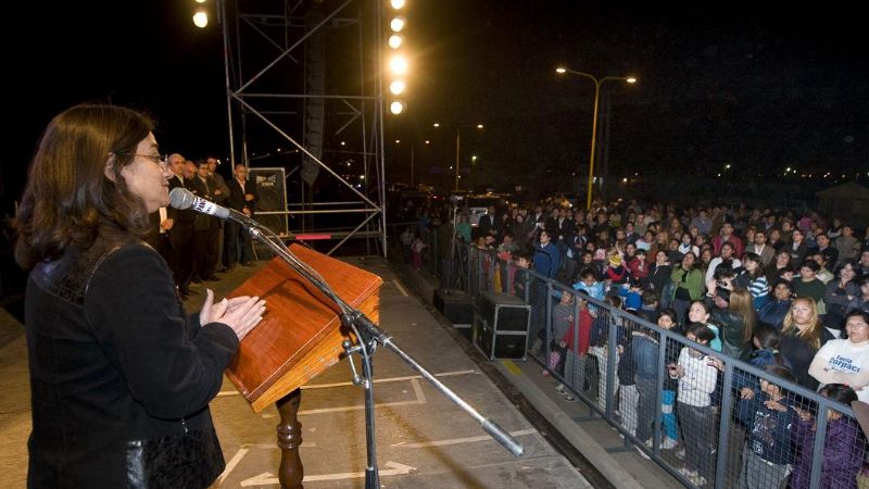 Inauguraron la sistematización de la Avenida Choya
