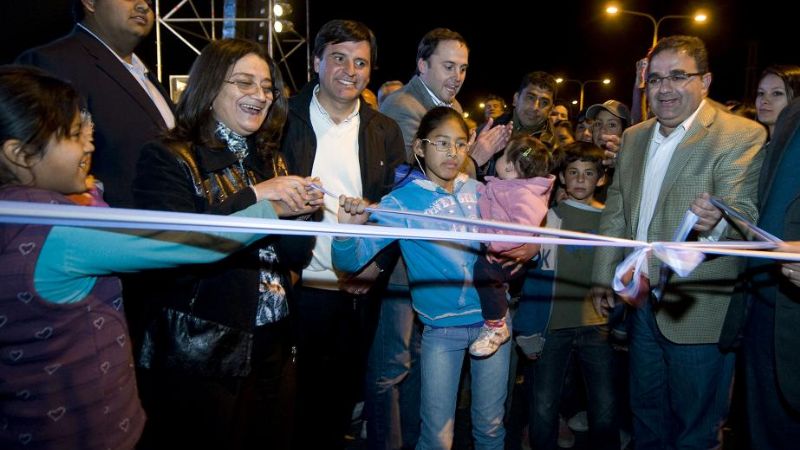 Inauguraron la sistematización de la Avenida Choya