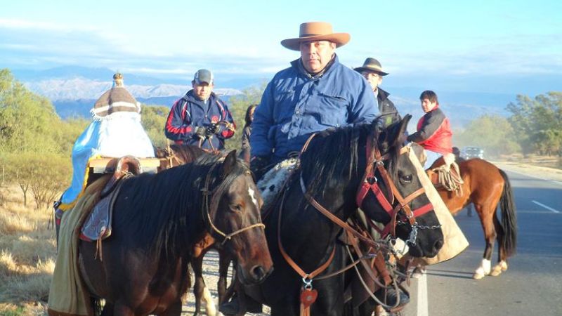 Jinetes con la Virgen del Valle parten al Este provincial