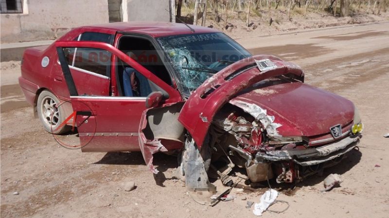 Fuerte choque en la avenida principal de Fiambalá