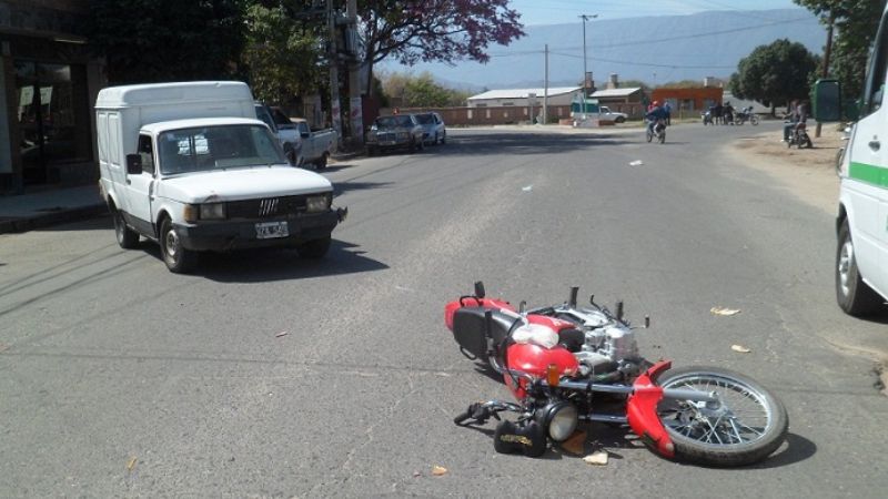 Trasladaron de urgencia a un joven accidentado