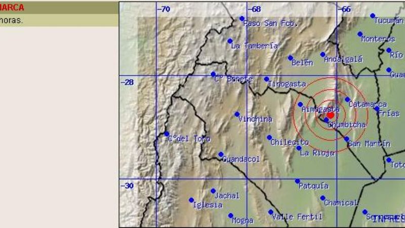 Se registró otro temblor anoche