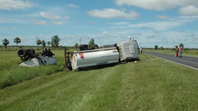Accidente cerca de Lavalle