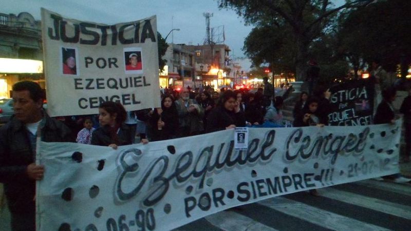 Pidieron justicia por Ezequiel Cengel